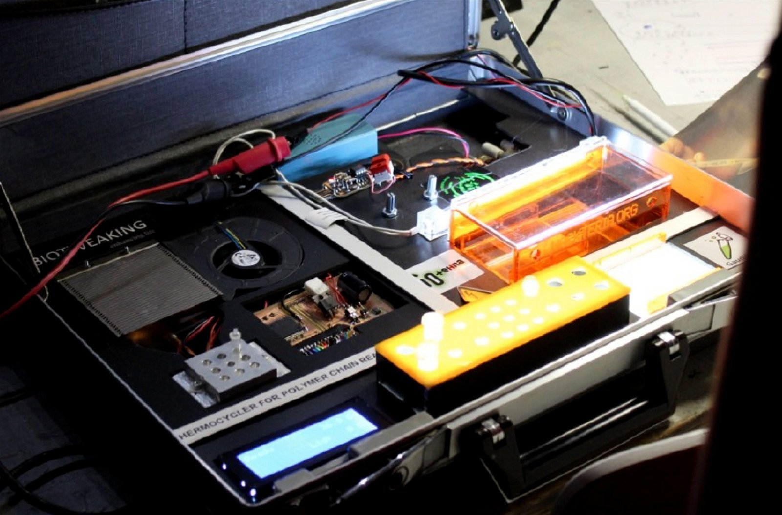 Lab in a Briefcase, Mobile Labs Hackathon (Hackteria)